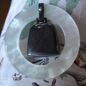 Vtg WEB sterling baby rattle